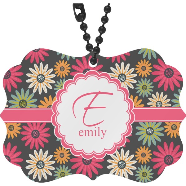 Custom Daisies Rear View Mirror Charm (Personalized)