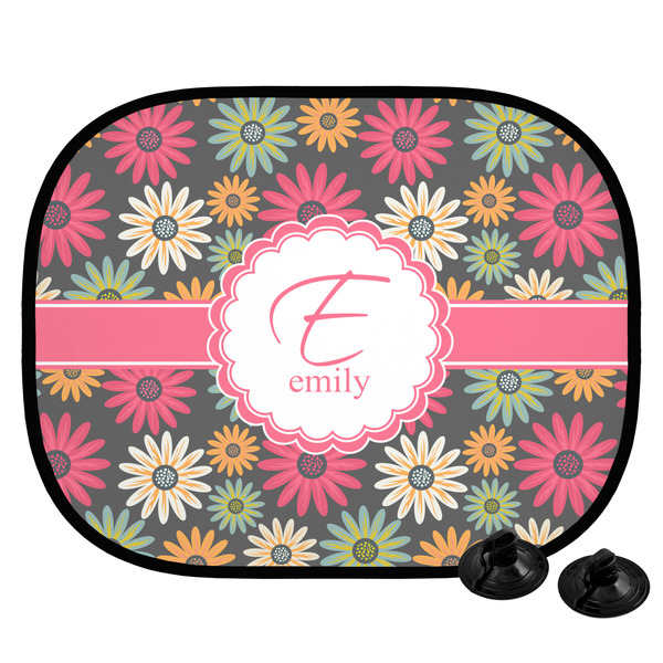 Custom Daisies Car Side Window Sun Shade (Personalized)