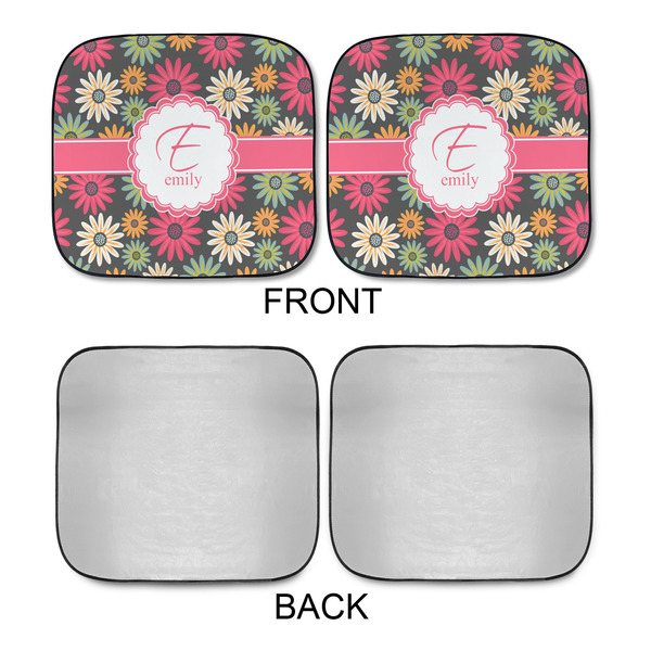 Daisies Car Sun Shades - APPROVAL
