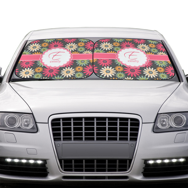 Daisies Car Sun Shades - IN CONTEXT