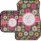 Daisies Car Floor Mats Set - 2 Front & 2 Back (Personalized)
