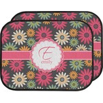 Daisies Car Floor Mats (Back Seat) (Personalized)