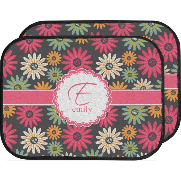 Daisies Custom Car Floor Mats Set (2Front & 2Back)