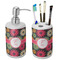 Daisies Ceramic Bathroom Accessories Set (Personalized)
