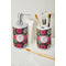 Daisies Ceramic Bathroom Accessories - LIFESTYLE (toothbrush holder & soap dispenser)