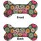 Daisies Ceramic Flat Ornament - Bone Front & Back (APPROVAL)