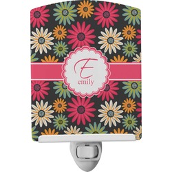 Daisies Ceramic Night Light (Personalized)
