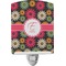 Daisies Ceramic Night Light (Personalized)