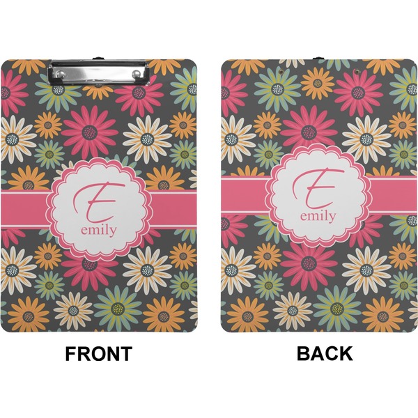 Daisies Clipboard (Letter) (Front + Back)