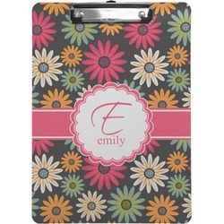 Daisies Clipboard (Letter Size) (Personalized)