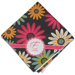 Daisies Cloth Dinner Napkin - Single w/ Name and Initial