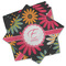 Daisies Cloth Cocktail Napkins - Set of 4 w/ Name and Initial