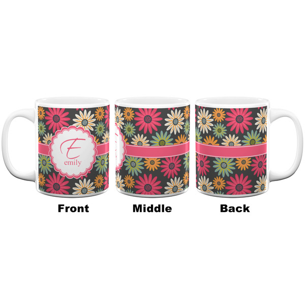 Daisies Coffee Mug - 11 oz - White APPROVAL
