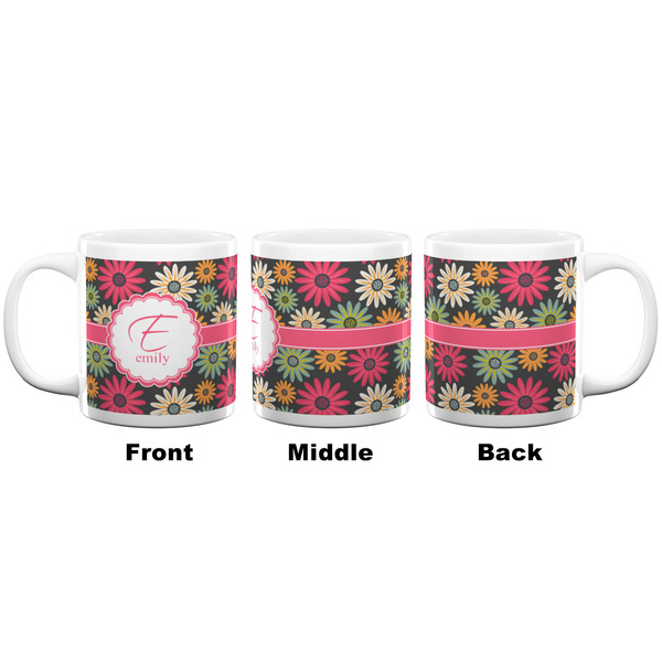 Daisies Coffee Mug - 20 oz - White APPROVAL