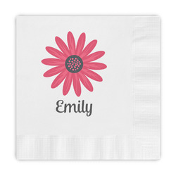 Daisies Embossed Decorative Napkins (Personalized)