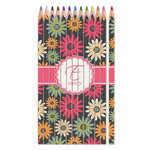 Daisies Colored Pencils (Personalized)