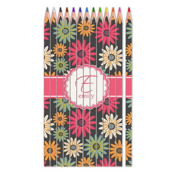 Custom Daisies Colored Pencils (Personalized)