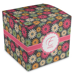 Daisies Cube Favor Gift Boxes (Personalized)