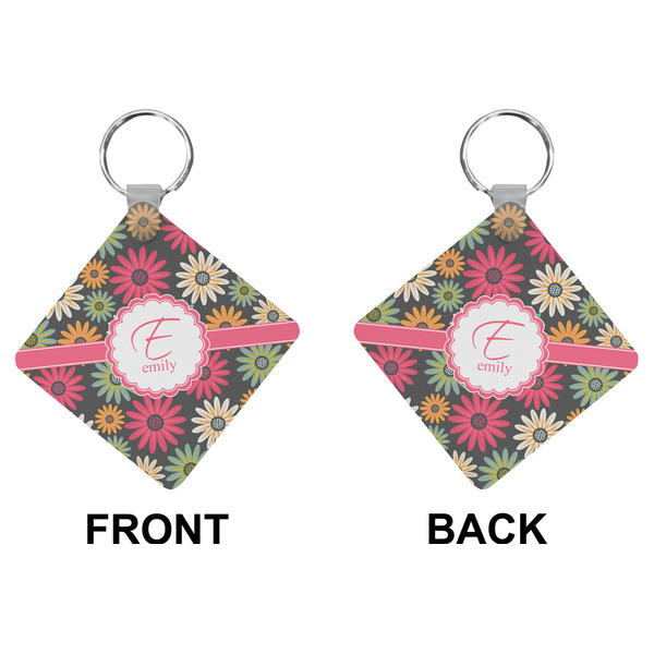 Daisies Diamond Keychain (Front + Back)