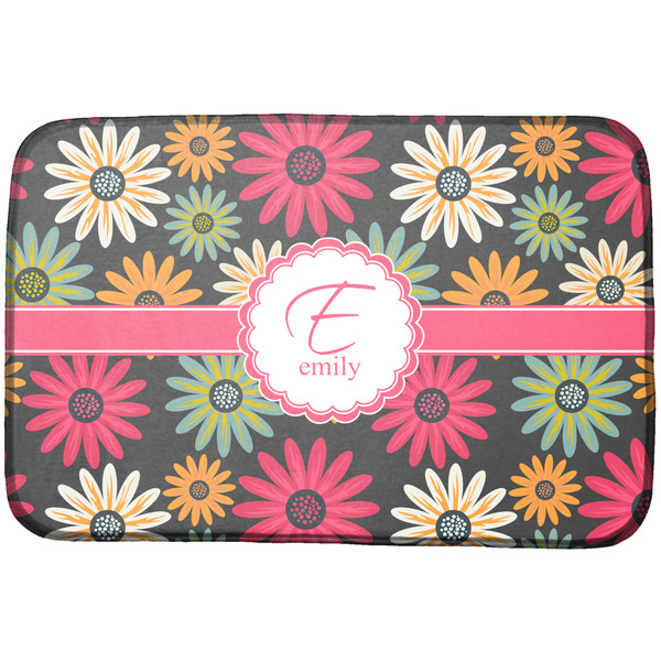 Custom Daisies Dish Drying Mat (Personalized)