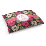 Daisies Dog Bed - Medium w/ Name and Initial