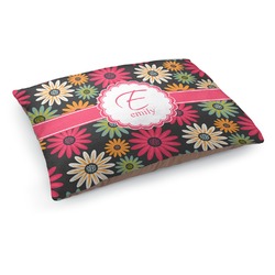 Daisies Dog Bed - Medium w/ Name and Initial