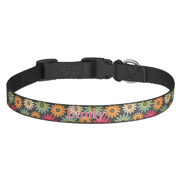 Custom Daisies Dog Collar (Personalized)