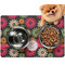 Daisies Dog Food Mat - Small w/ Name and Initial