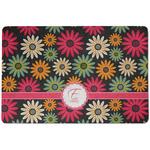 Daisies Dog Food Mat w/ Name and Initial
