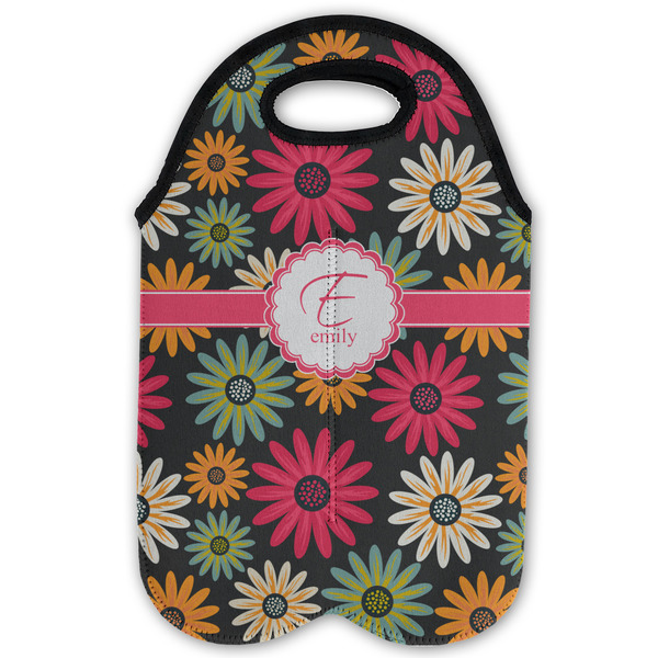Daisies Double Wine Tote - Flat (new)