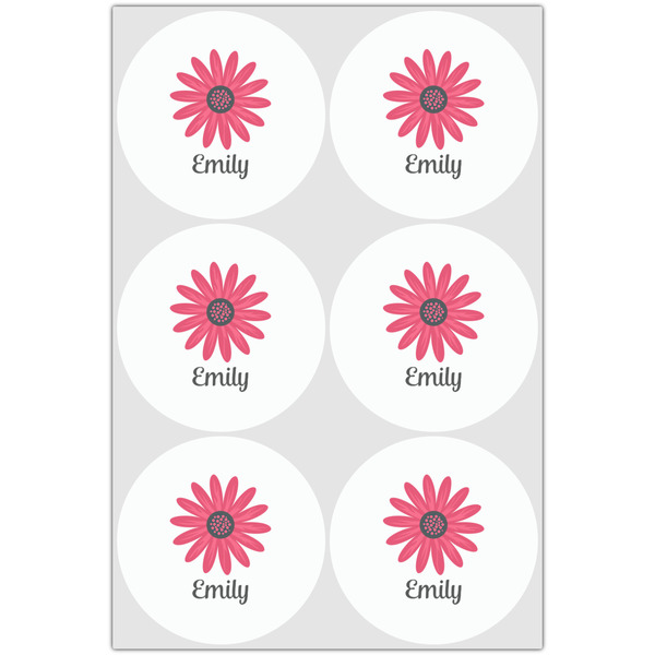 Daisies Drink Topper - Large - Set of 6