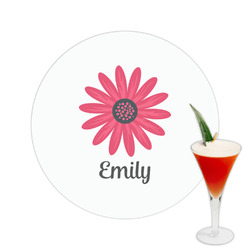 Daisies Printed Drink Topper -  2.5" (Personalized)