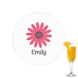Daisies Printed Drink Topper - 2.15" (Personalized)