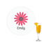 Daisies Printed Drink Topper - 2.15" (Personalized)
