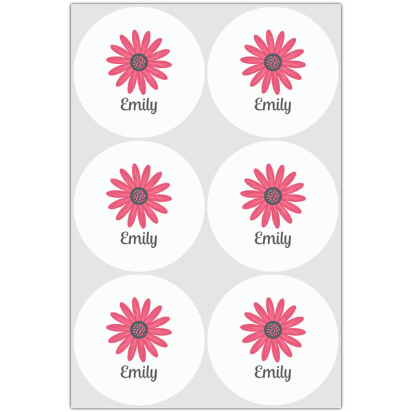 Daisies Drink Topper - XLarge - Set of 6