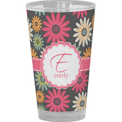 Daisies Pint Glass - Full Color (Personalized)