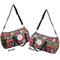 Daisies Duffle bag large front and back sides