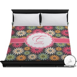 Daisies Duvet Cover - King (Personalized)