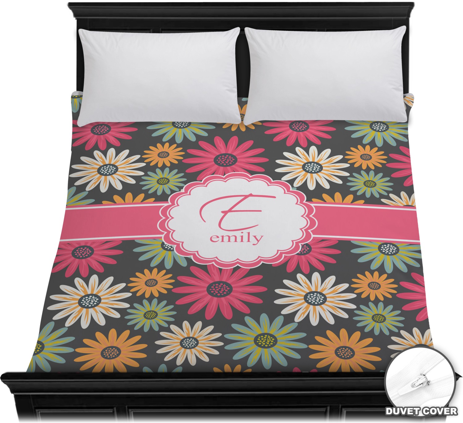 Daisies Duvet Cover Full / Queen (Personalized) YouCustomizeIt