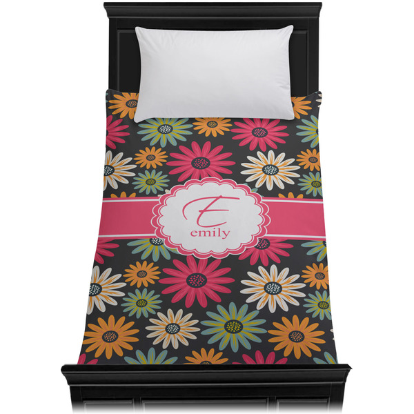 Daisies Duvet Cover - Twin XL - On Bed - No Prop