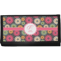 Daisies Canvas Checkbook Cover (Personalized)