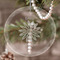 Daisies Engraved Glass Ornaments - Round-Main Parent