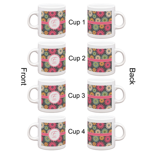 Daisies Espresso Cup Set of 4 - Apvl