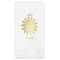 Daisies Foil Stamped Guest Napkins - Front View
