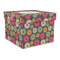 Daisies Gift Boxes with Lid - Canvas Wrapped - Large - Front/Main