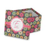 Daisies Gift Box with Lid - Canvas Wrapped (Personalized)