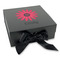 Daisies Gift Boxes with Magnetic Lid - Black - Front (angle)