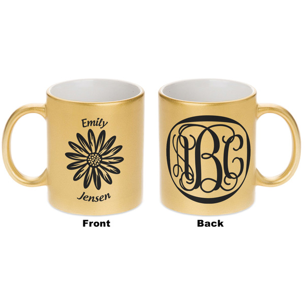 Daisies Gold Mug - Apvl