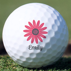 Daisies Golf Balls - Titleist Pro V1 - Set of 3 (Personalized)