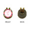 Daisies Golf Ball Hat Clip Marker - Apvl - GOLD